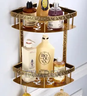 Royal Gold Angle Wall Shelve