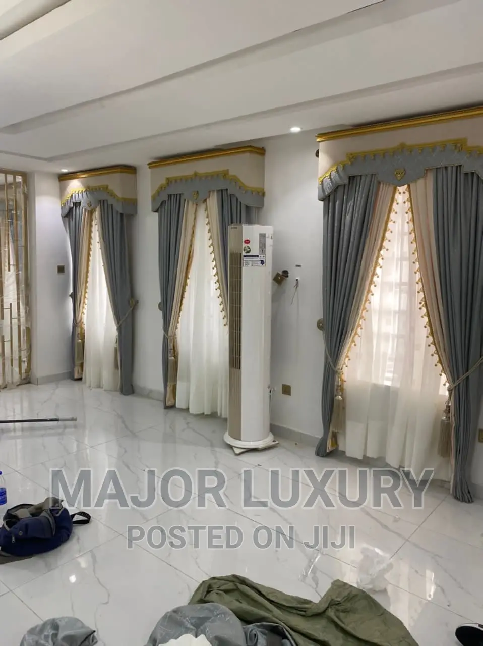 Turkish Design Curtains With Antic Board and Frames