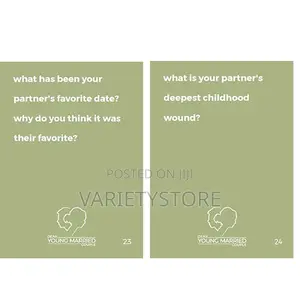 Couple Realizations Card Deck Fun Game Cards for Couples