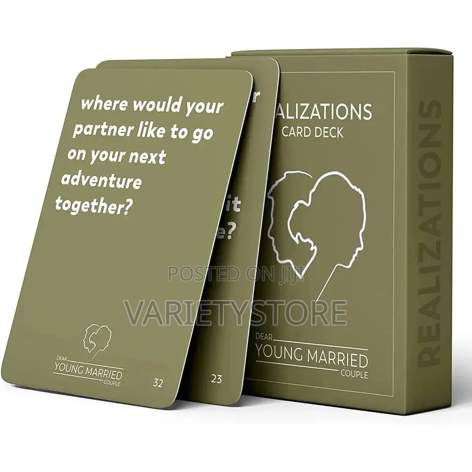 Couple Realizations Card Deck Fun Game Cards for Couples