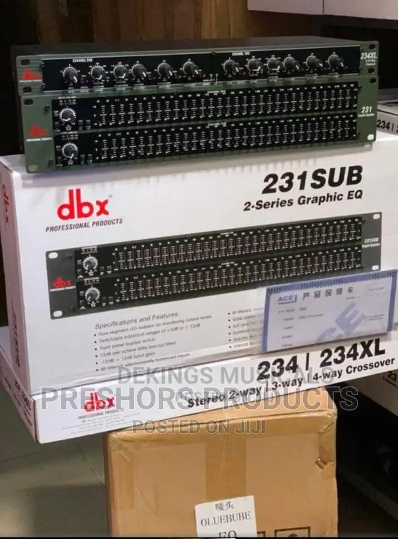 DBX Professional 231 Double Channel Graphics Equalizer