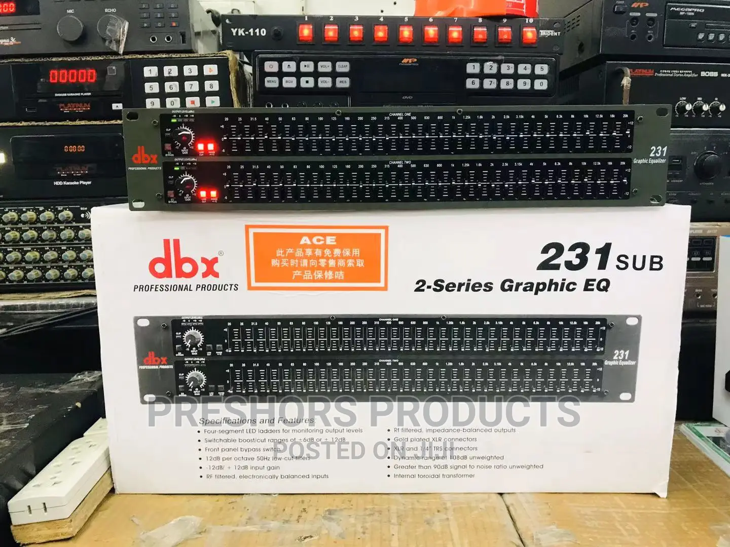 DBX Professional 231 Double Channel Graphics Equalizer