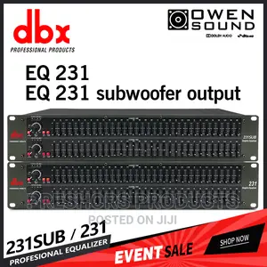 DBX Professional 231 Double Channel Graphics Equalizer