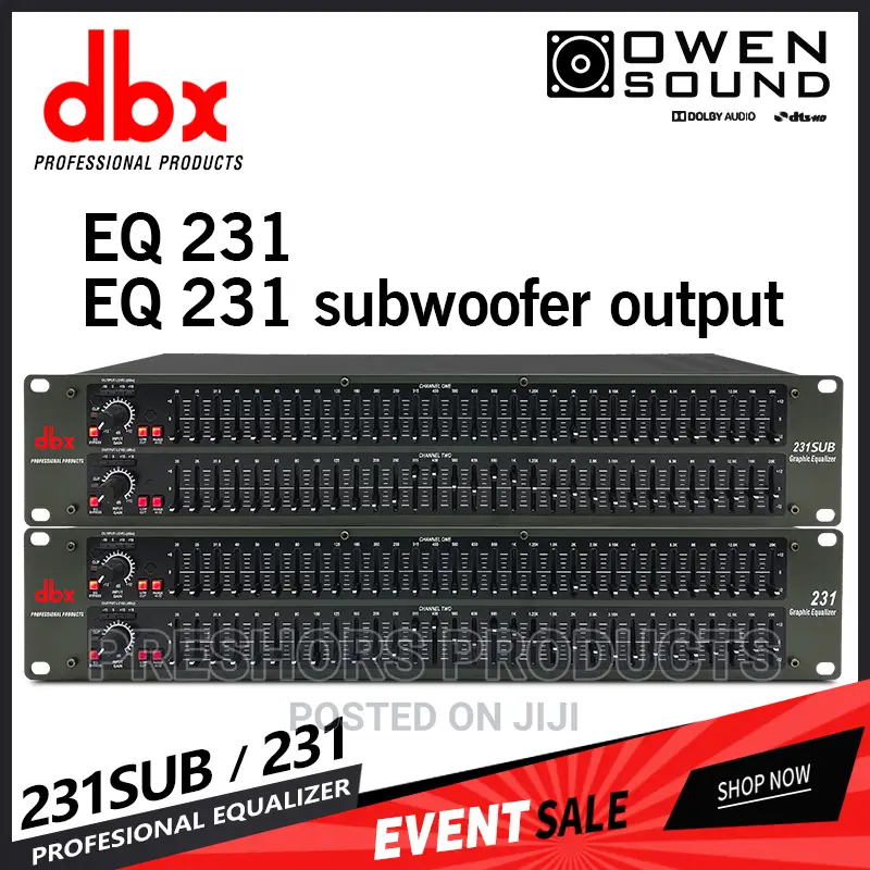 DBX Professional 231 Double Channel Graphics Equalizer