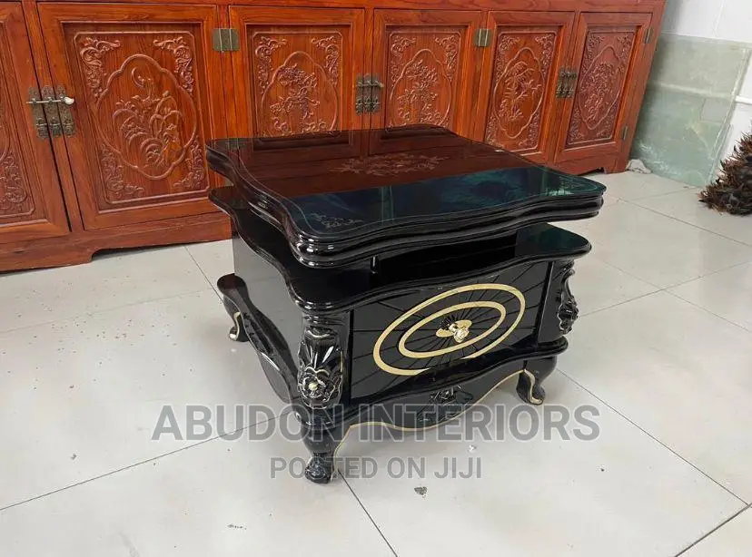 Black Mini Center Table