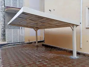 Carport for 2 Cars Metal White