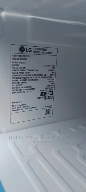 Lg Original Upright Freezer