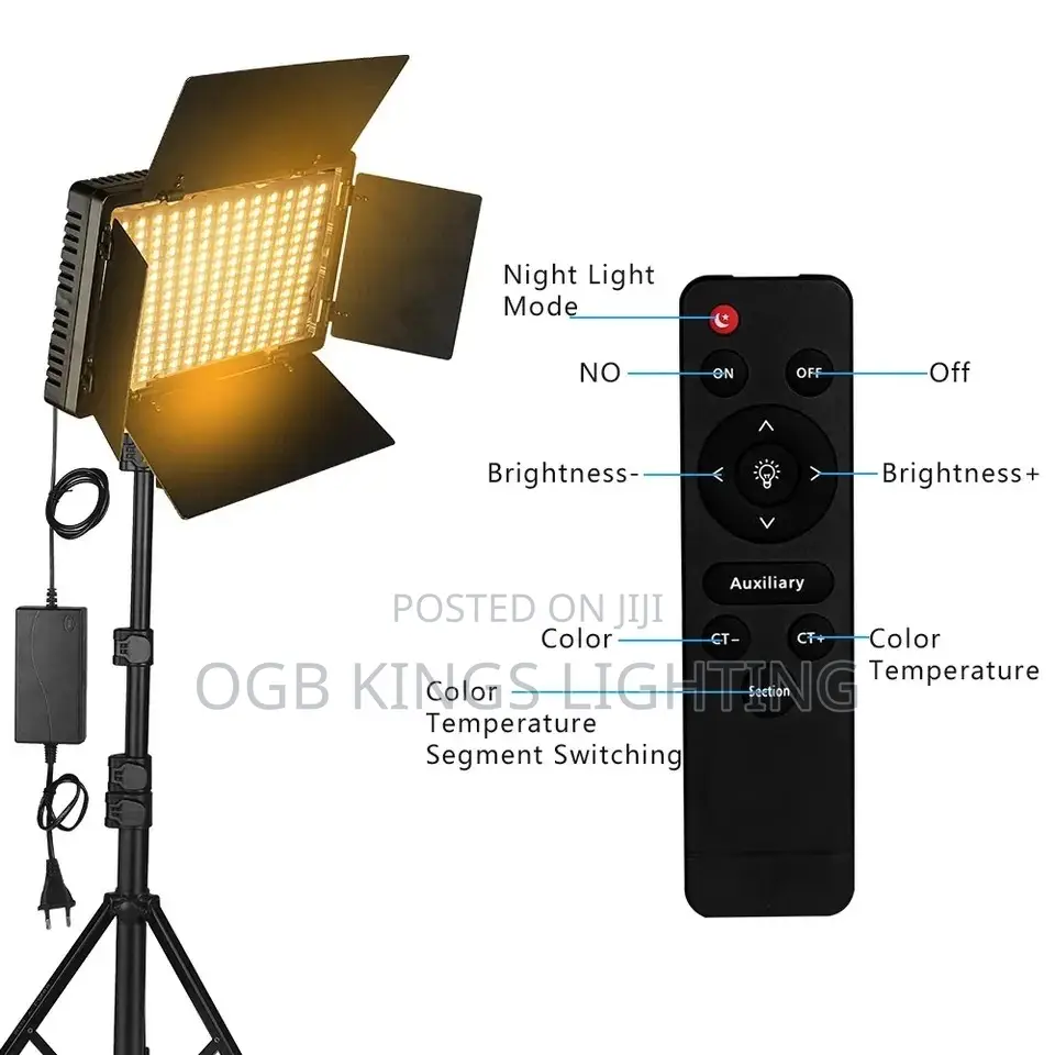 Nagnahz U600+LED Video Light Studio Lamp