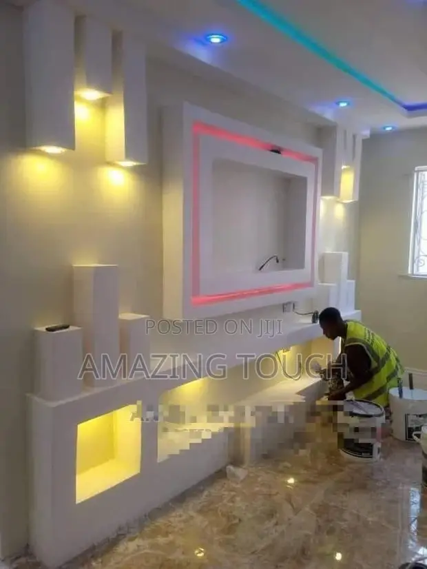 Wall Sketching, Wall Screeding Pop Ceiling