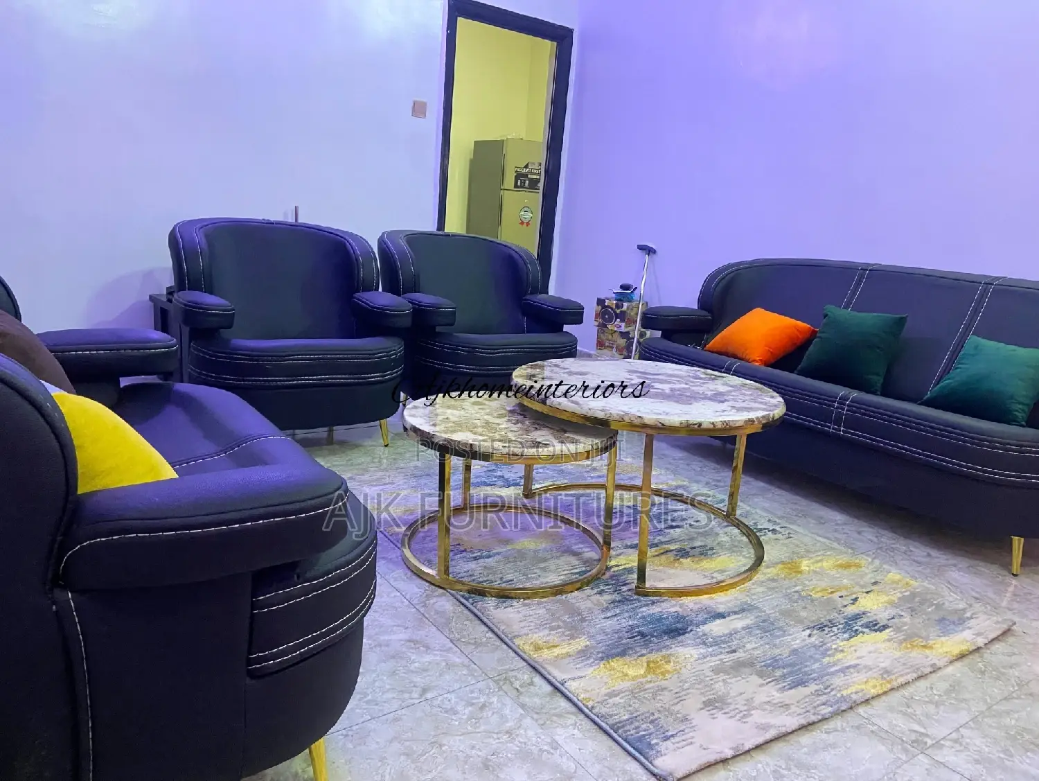 Exquisite Black Sofa