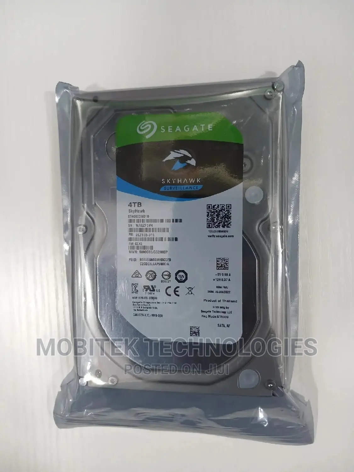 4tb Seagate Surveillance Sata Desktop Hard Drive