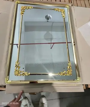 Gold Plain Mirrors