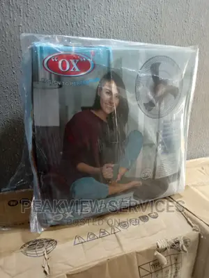 Unique 18''inches OX PLUS Non Rechargable Standing Fan