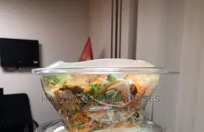 32oz Round Plastic Lid for Fruit/Salad/Food Storage 200pcs