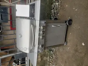 BBQ Grill With Side Stove Gas and Charcoal Barbecue Grill