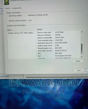 Laptop HP Omen 15t 16GB Intel Core I7 SSD 512GB