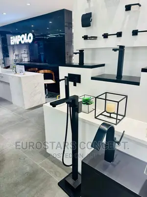 Black Standing Tap for Bath Tub