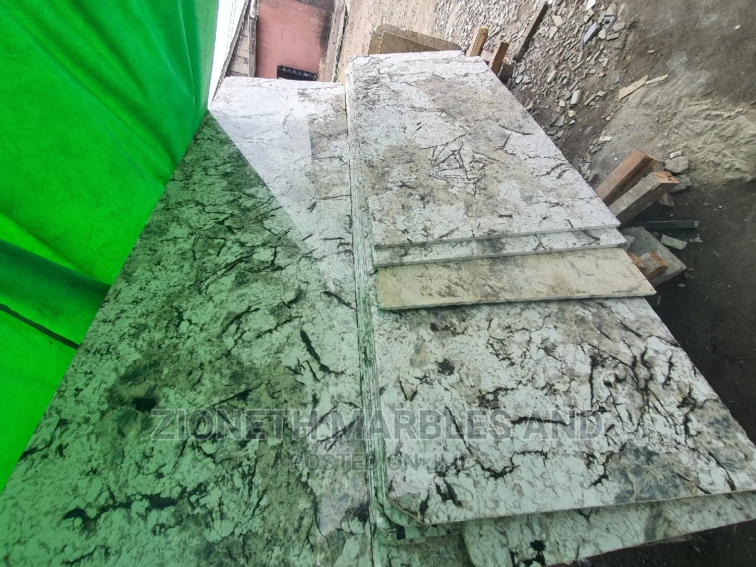 Italian White Blanco Granite Slab