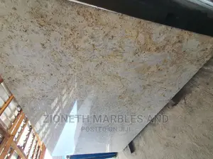 Indian High Quality Colonial White and Gold Granite Slab