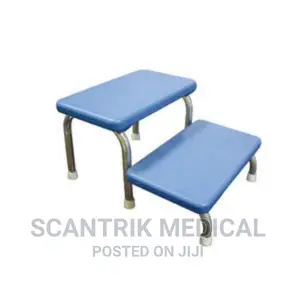Medical Foot Step Stool With Anti-Skid Rubber Platform