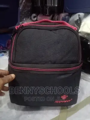 Double Black HP Power Lunch Bag for Both Children and Adults