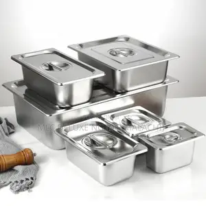 Stainless Steel GN Pans/Food Warmer Plates (Different Sizes)