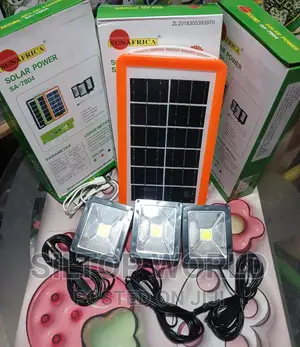 Solar Power With 3 Bulbs