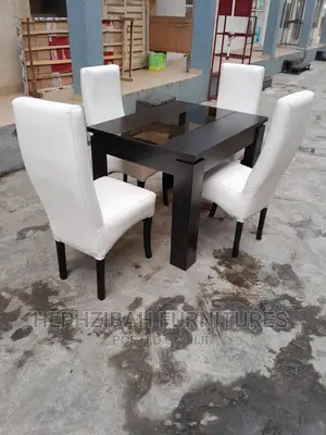 4 Seater Off White Dinning