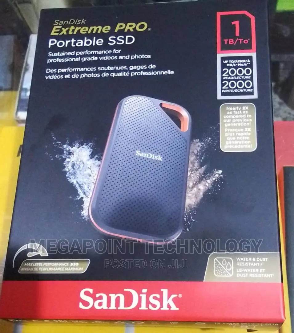 Sandisk 1tb Extreme Pro SSD 2000mbps