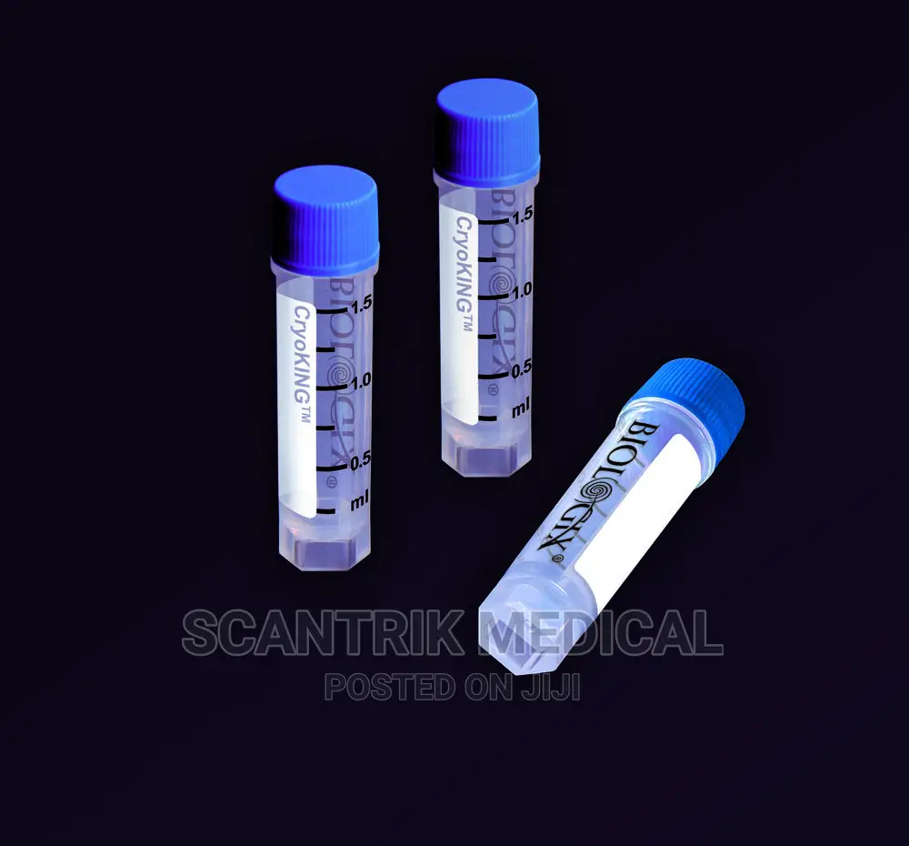 Cryotubes With Internal / External Thread Screw Caps