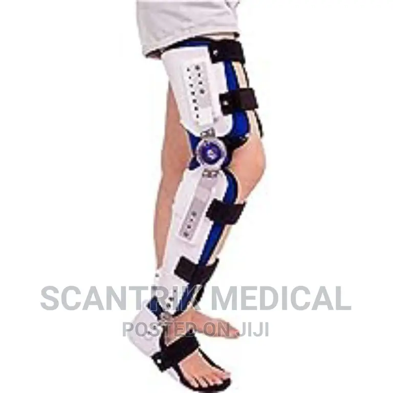 Hinged Knee Brace Fracture Fixed Guard Splint Leg Protector