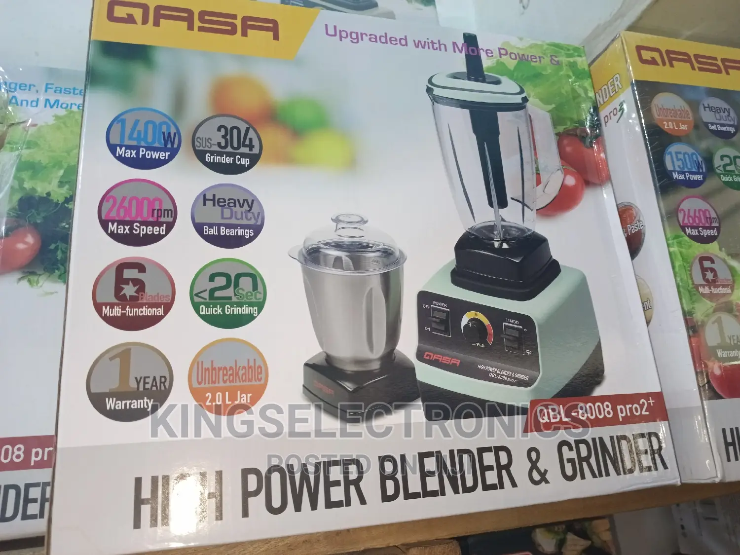 High Power Blender and Grinder PRO 2