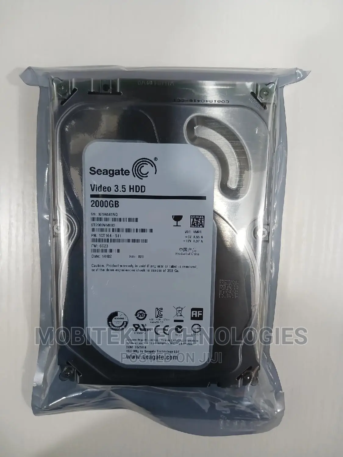 2tb Seagate Video Sata Desktop Hard Drive