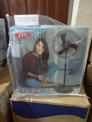 Portable OX PLUS 18''inch Non Rechargable Standing Fan