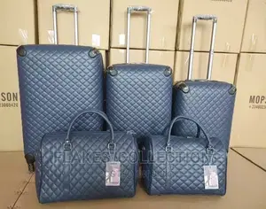 Set of 5 Chanel Leather Box