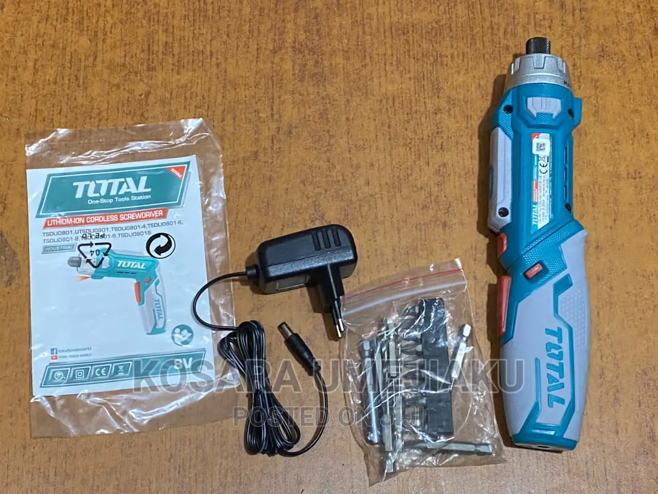Total 8v Cordless Screwdriver/Drill