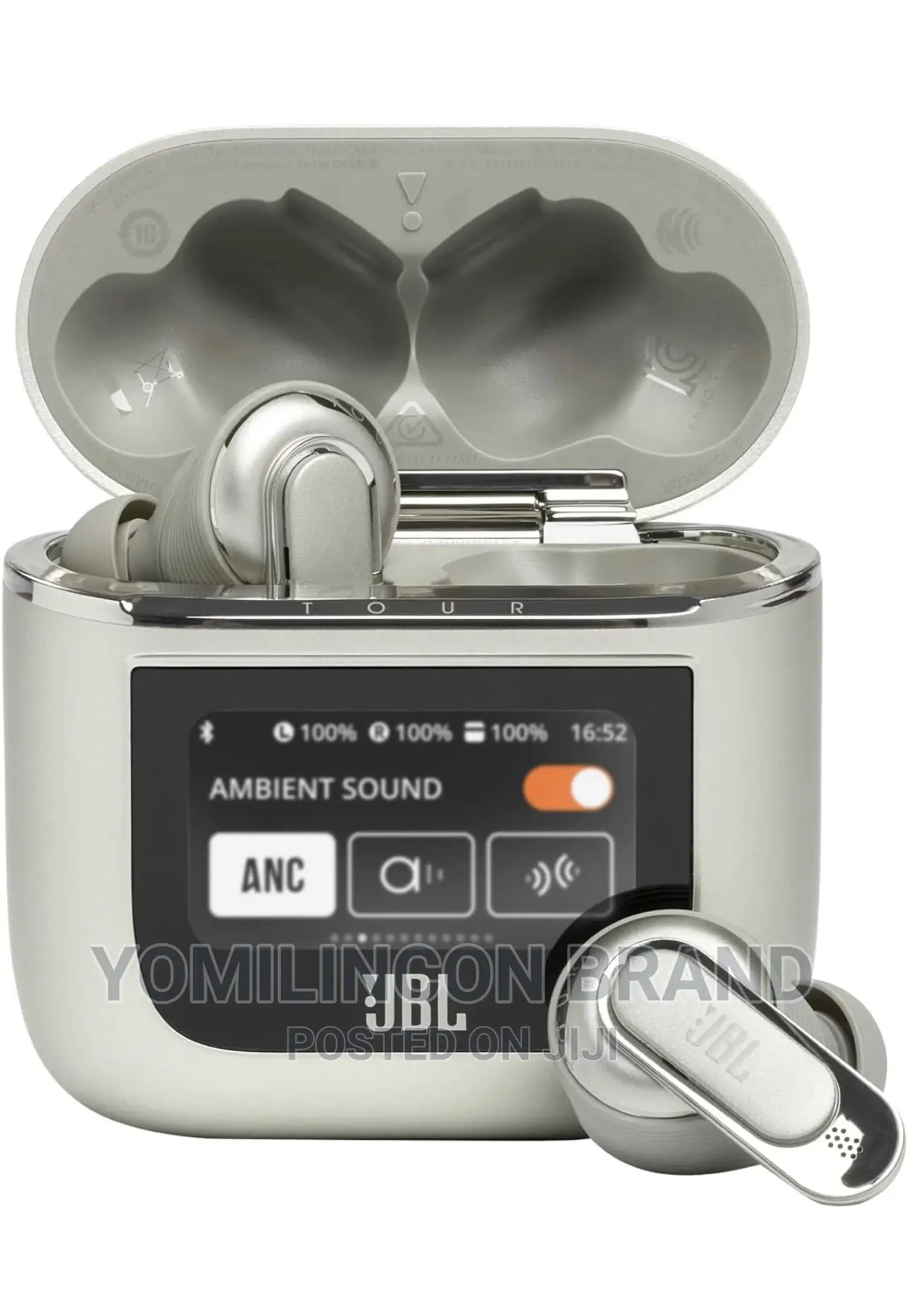 JBL Tour Pro 2 (Champagne) - True Wireless Noise Cancelling