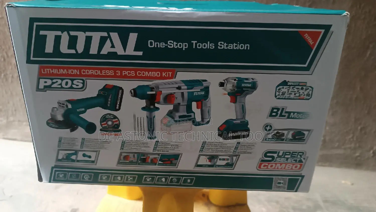 Total 3pcs Combo Kit-20v
