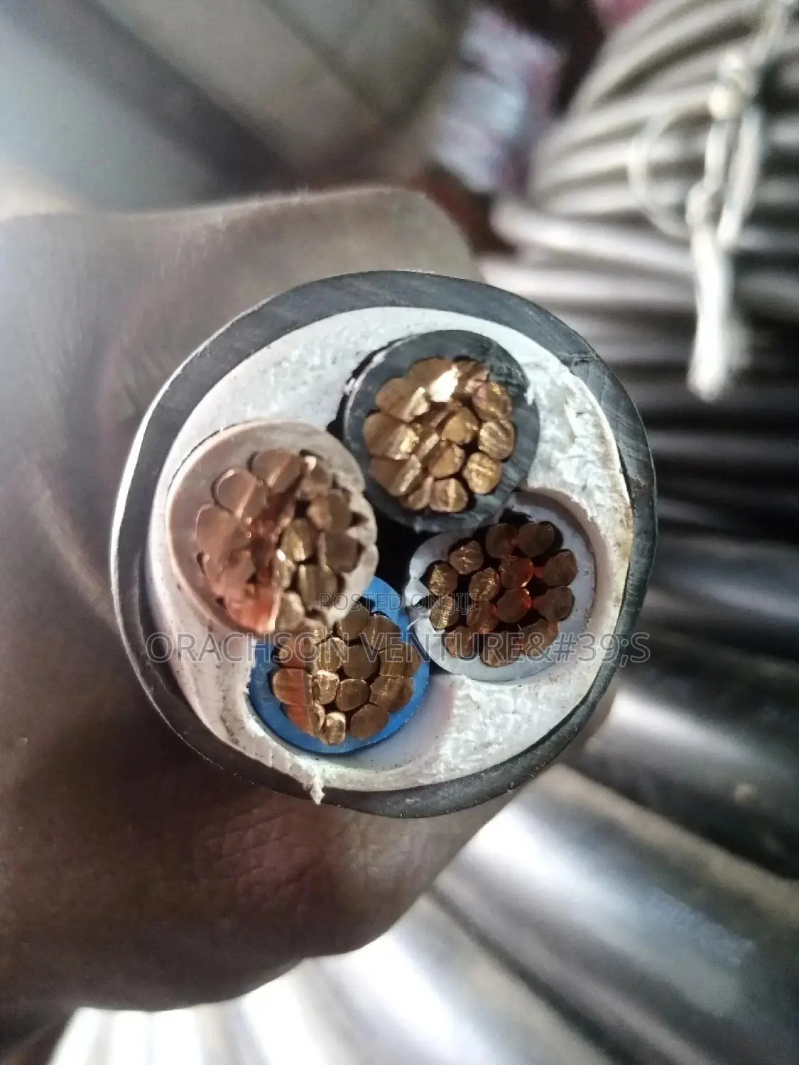 70mm PVC PVC Non Armoured Cable