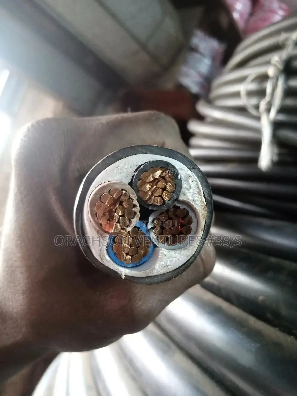 70mm PVC PVC Non Armoured Cable
