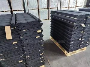 Black Original Stone Tiles Roofing Materials