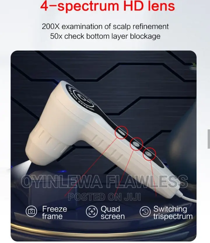 New Smart 15" LCD Screen Skin and Scalp Detector Analyser