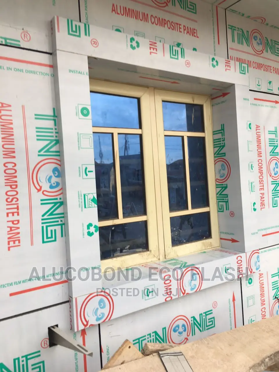 ACP Window Copping Fabricated Cladding.