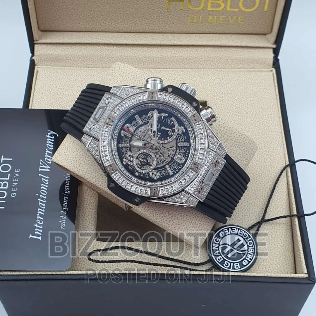 Original HUBLOT Rubber Strap Watch Available in Store