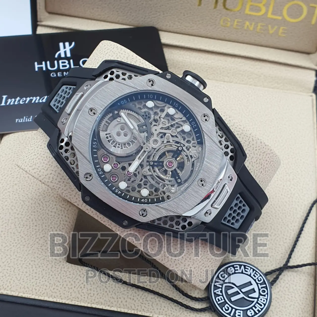 Original HUBLOT Rubber Strap Watch Available in Store