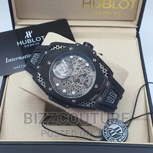 Original HUBLOT Rubber Strap Watch Available In Store