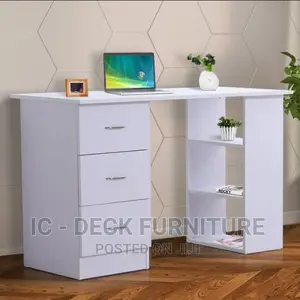 DSK7 Computer Desk W/ Storage, Writing Study Table