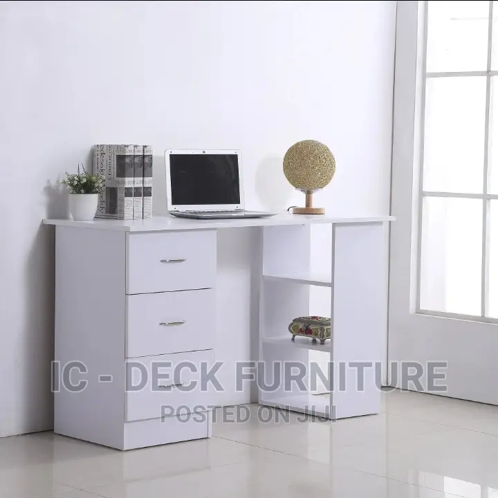 DSK7 Computer Desk W/ Storage, Writing Study Table