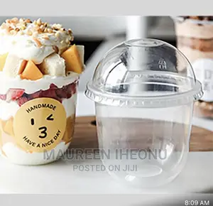 U- Shaped Parfait Cup- 12oz/8oz (50pcs a Pack)