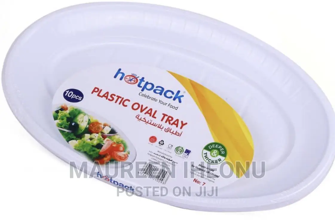 Oval/Fish Tray - A Pack of 10pcs